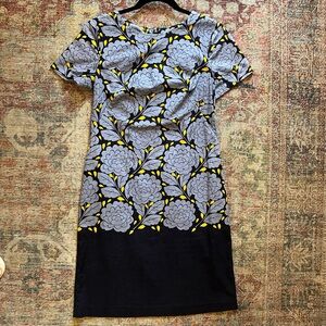 Boden Floral/Colorblock Afia Shift Dress, Size 4
